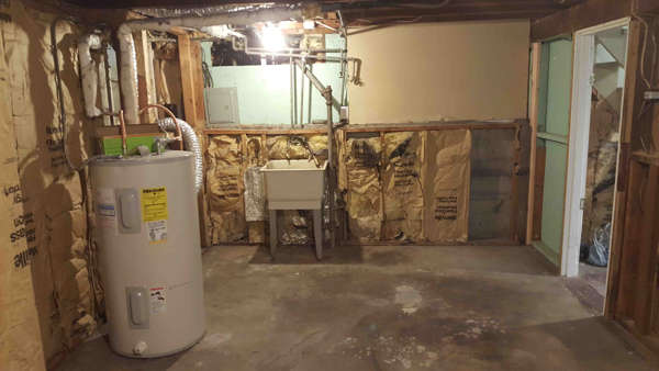 water heater before small